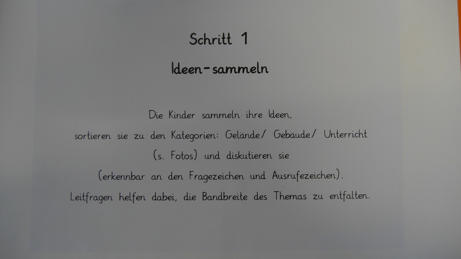 Projektbuch der Wiesenklasse