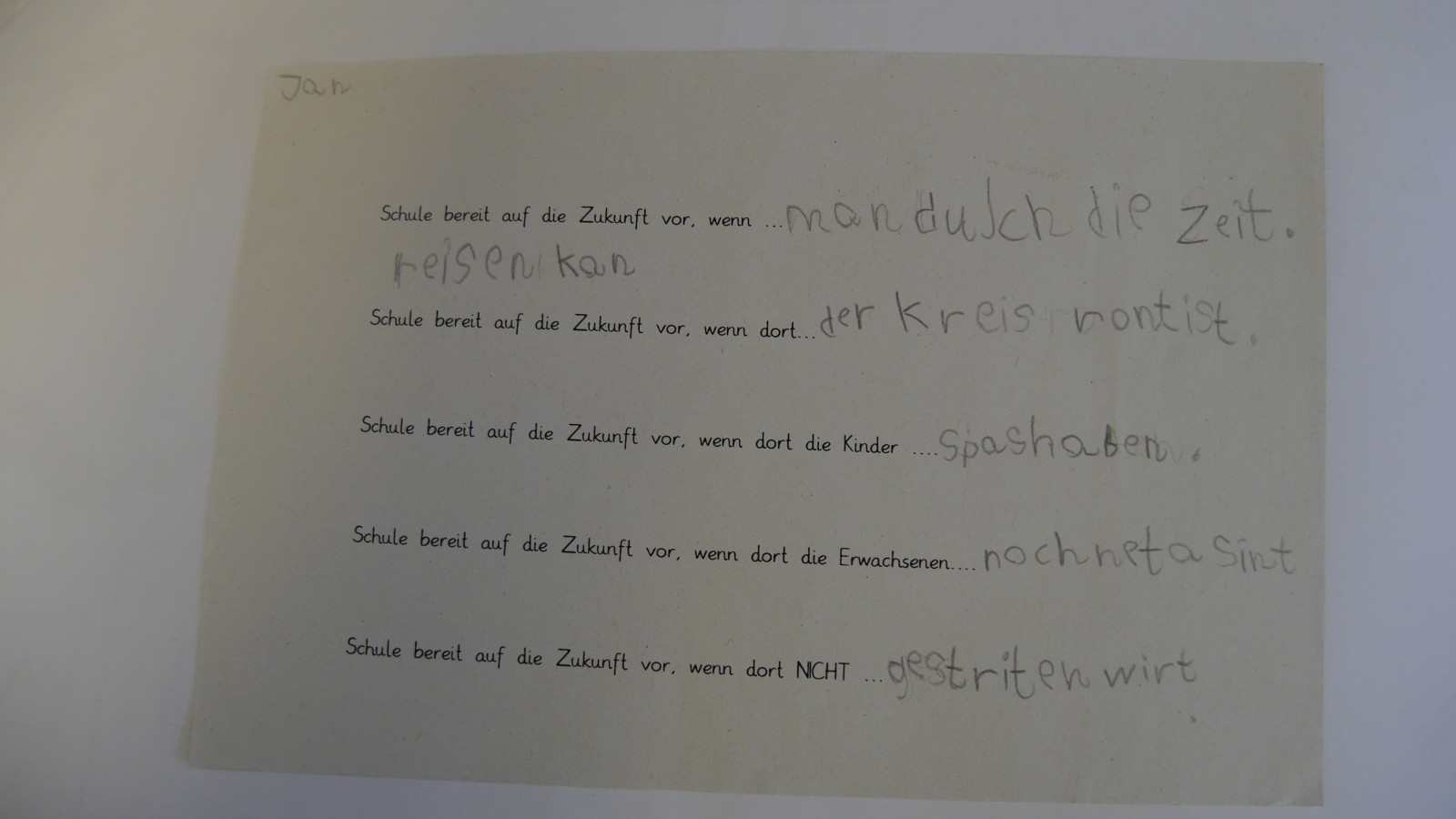 Projektbuch der Wiesenklasse