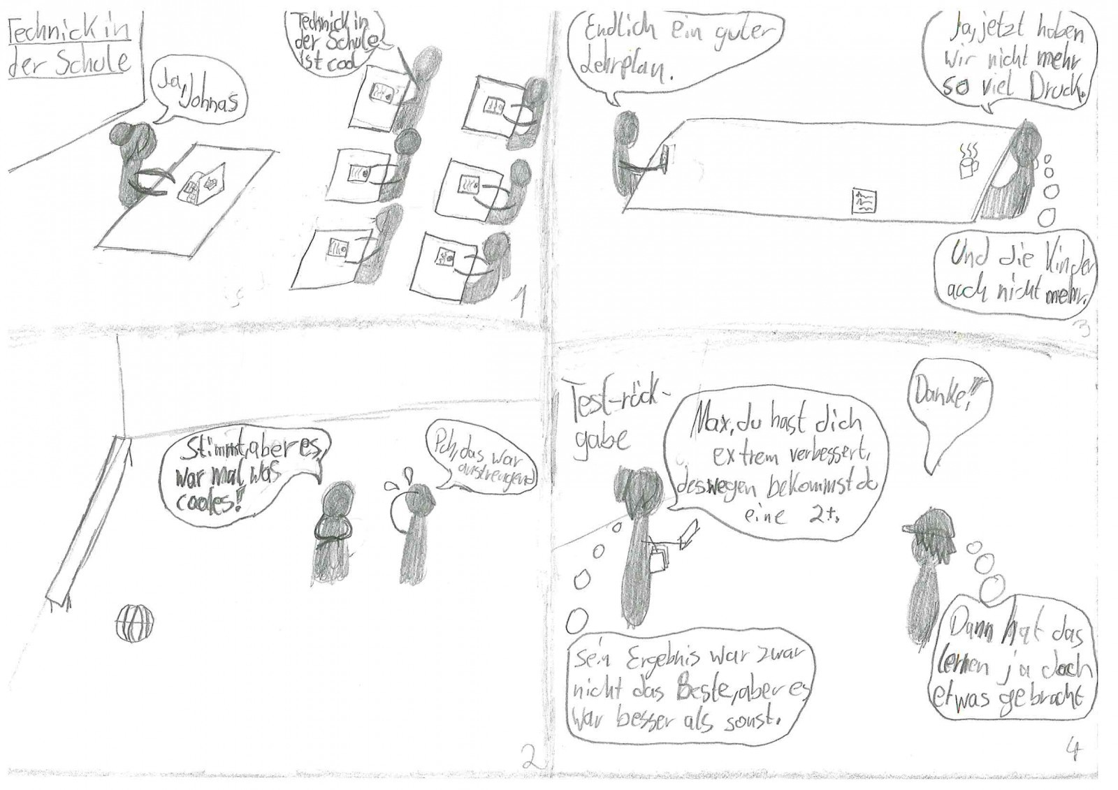 Comic - Die Schule der Zukunft