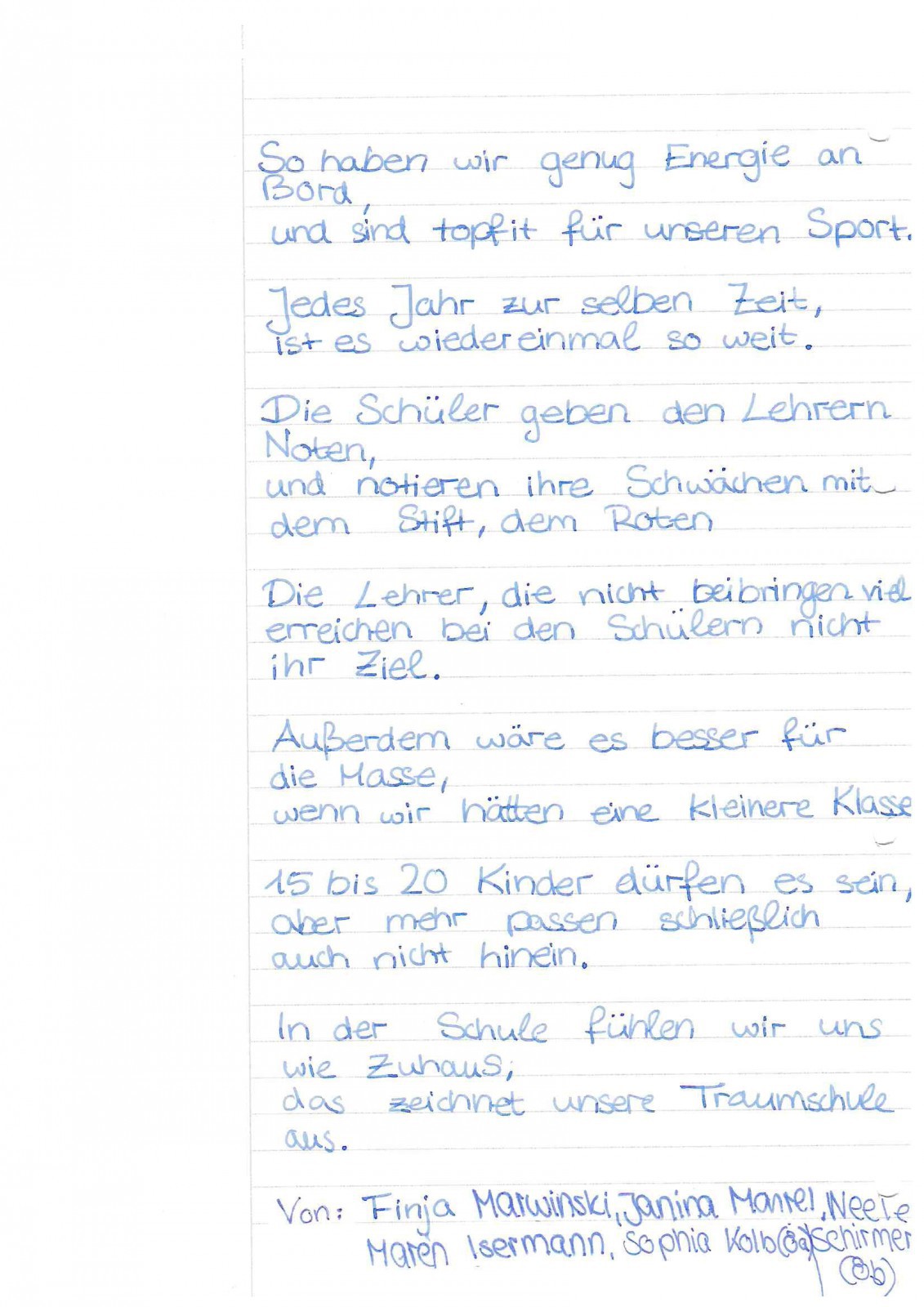 Freie Assoziationen zum Wettbewerbstitel