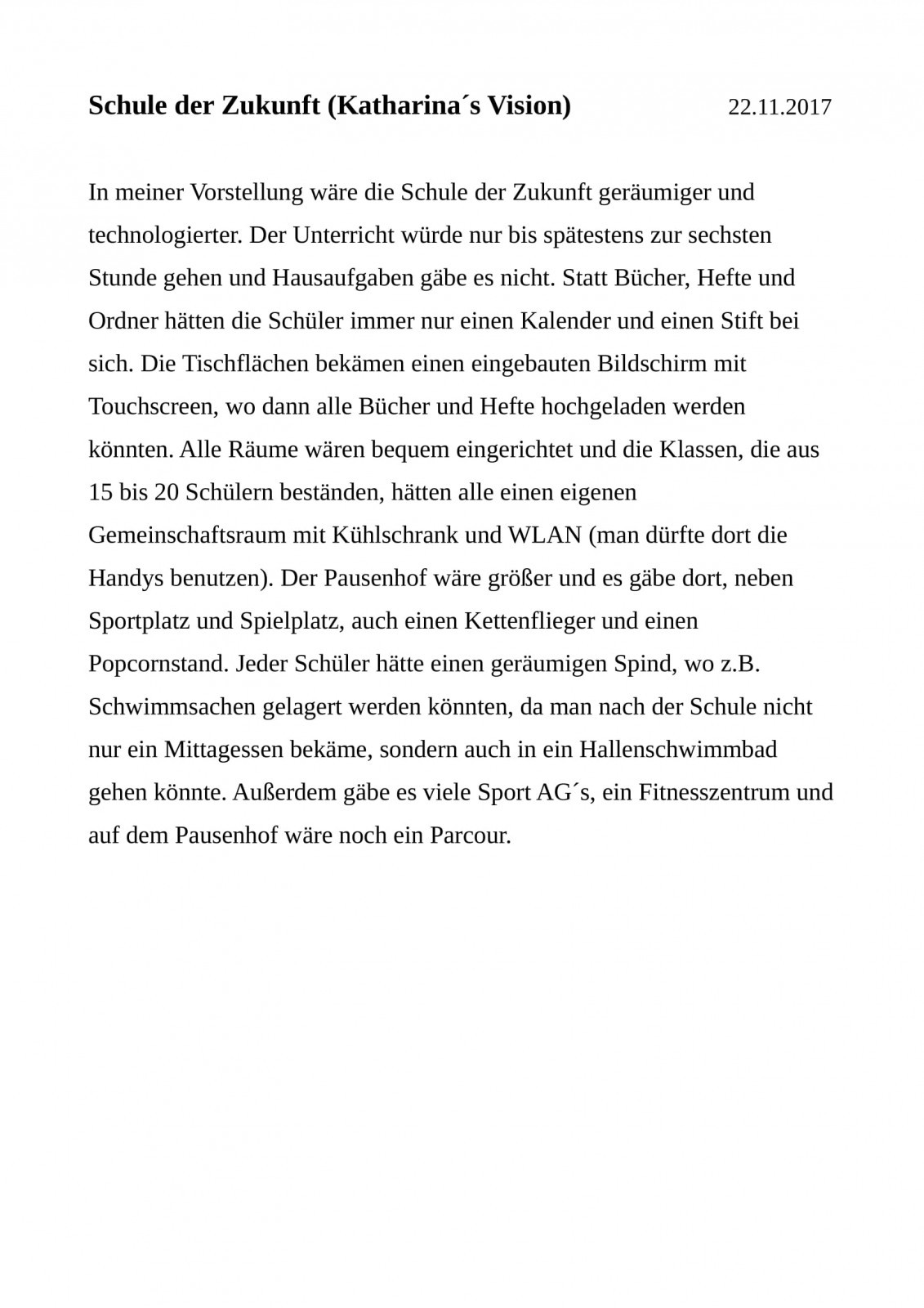 Meine Schule der Zukunft