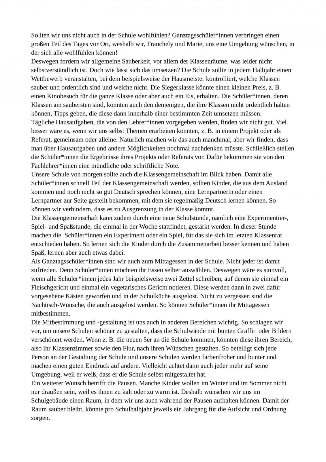 Unsere Schule von morgen