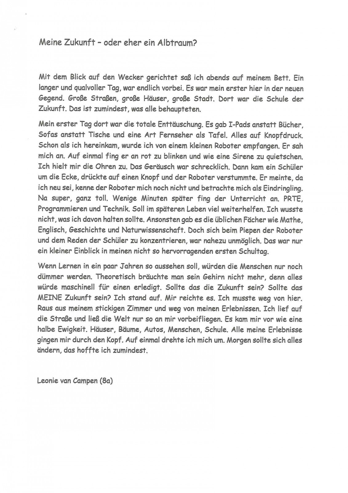 Gedichte zur Schule der Zukunft