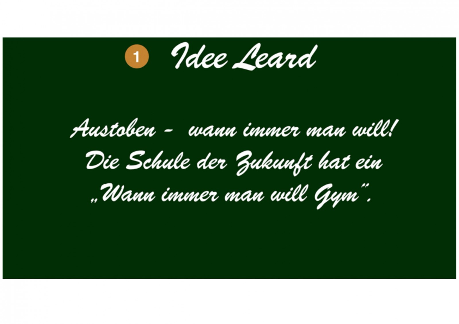 Die Schulfee - 12 Ideen für die Schule der Zukunft