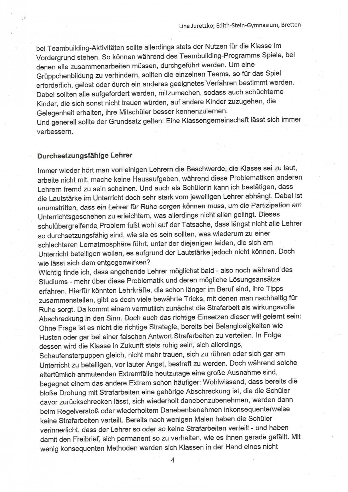 Eine Schule, in die jeder gerne geht!