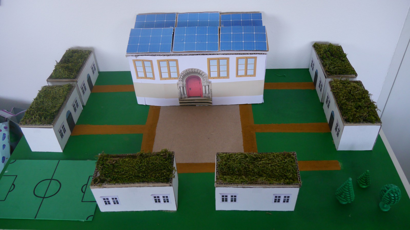 Schulmodell - moderne Schule